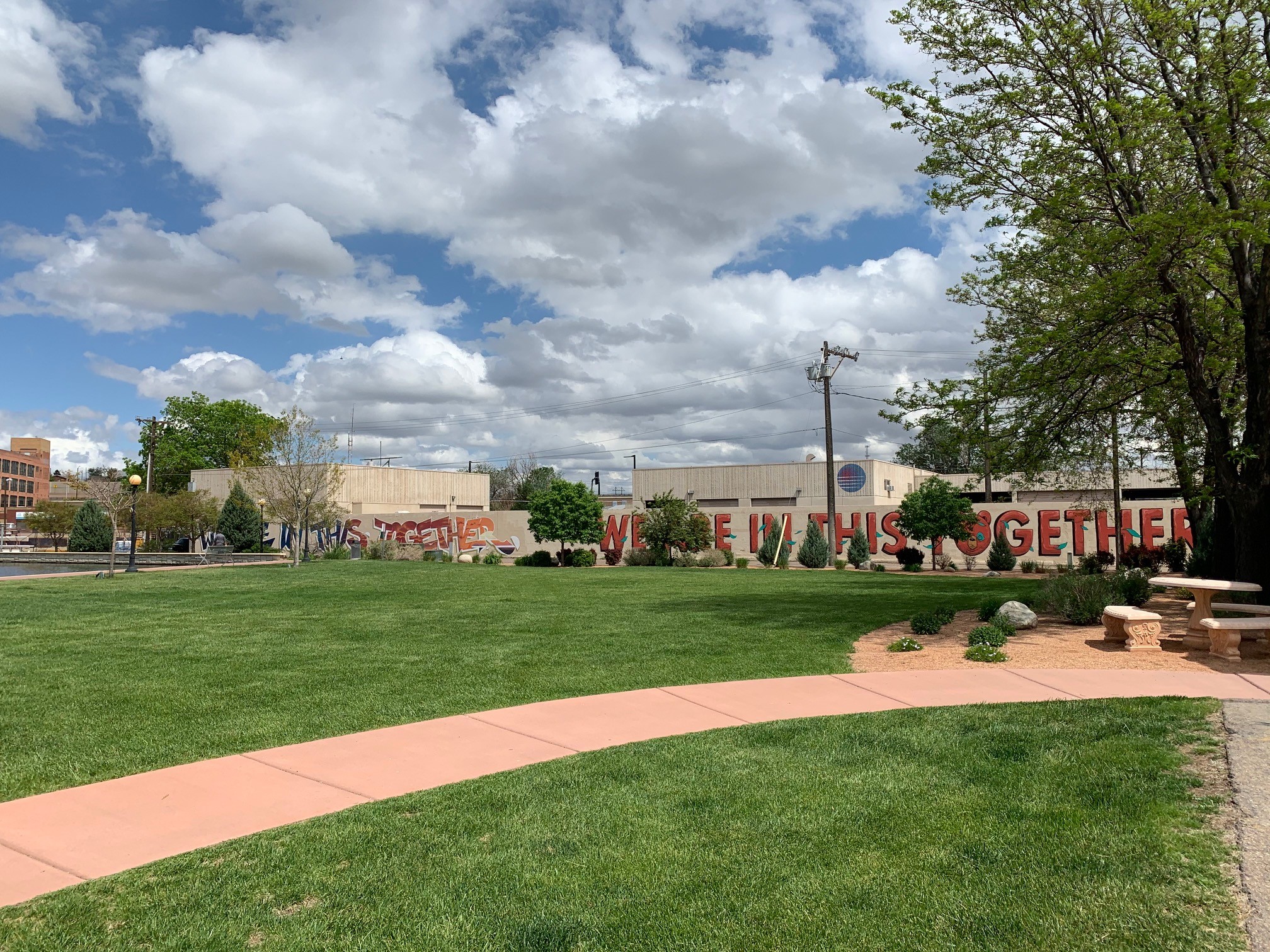 Gateway Plaza Lawn Area